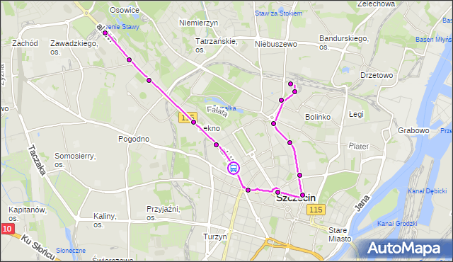 Rozkład jazdy tramwaju 12 na przystanku Felczaka 12. ZDiTM Szczecin na mapie Targeo
