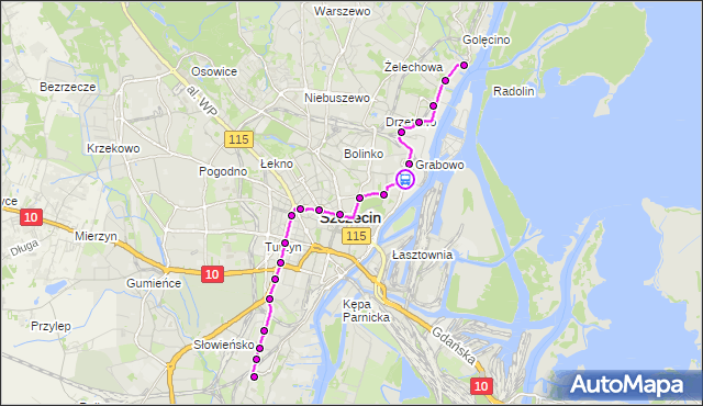 Rozkład jazdy tramwaju 12 na przystanku Dubois 11. ZDiTM Szczecin na mapie Targeo