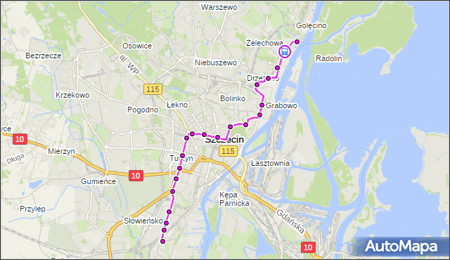 Rozkład jazdy tramwaju 12 na przystanku Robotnicza 12. ZDiTM Szczecin na mapie Targeo