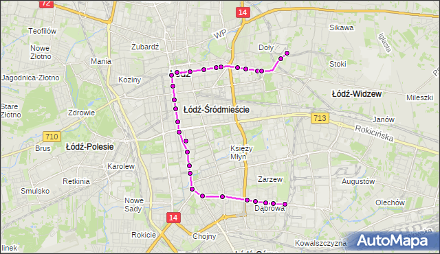 Rozkład jazdy tramwaju 2 na przystanku Pomorska - CKD szpital. MPKLodz na mapie Targeo