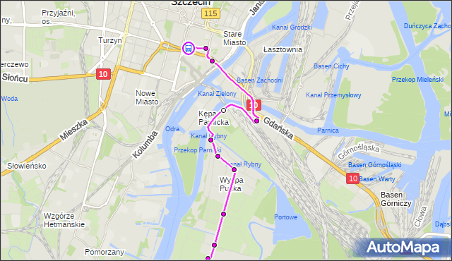 Rozkład jazdy autobusu 52 na przystanku Tkacka 11. ZDiTM Szczecin na mapie Targeo