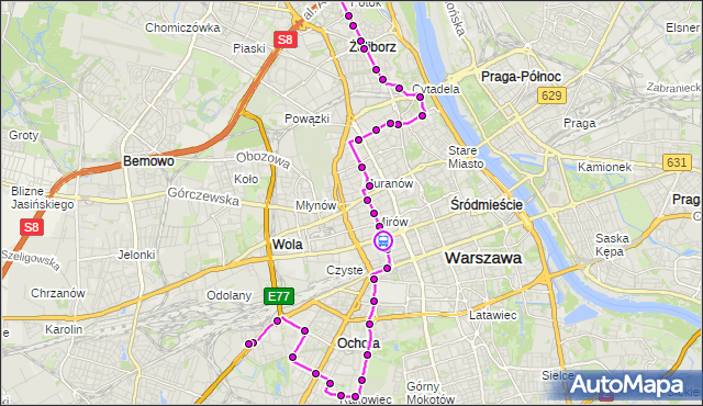 Rozkład jazdy autobusu 157 na przystanku Norblin 05. ZTM Warszawa na mapie Targeo