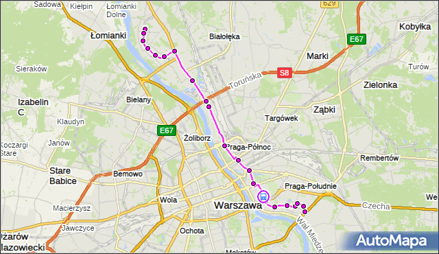 Rozkład jazdy autobusu 509 na przystanku Stacja Krwiodawstwa 01. ZTM Warszawa na mapie Targeo