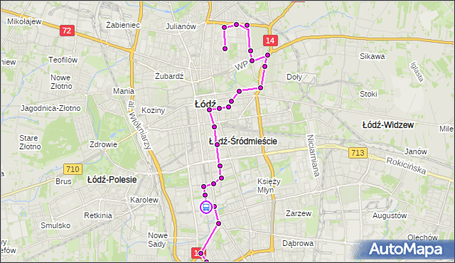 Rozkład jazdy autobusu 57 na przystanku Wólczańska - Czerwona. MPKLodz na mapie Targeo