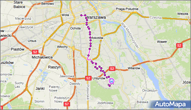 Rozkład jazdy autobusu N37 na przystanku Kiepury 01. ZTM Warszawa na mapie Targeo