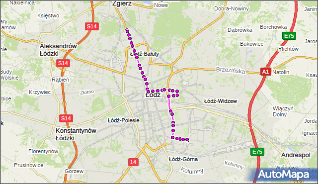 Rozkład jazdy tramwaju 4 na przystanku Kopcińskiego - Tuwima. MPKLodz na mapie Targeo