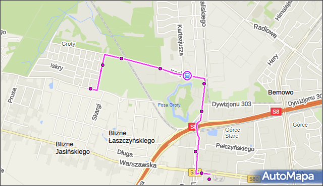 Rozkład jazdy autobusu 149 na przystanku Kartezjusza 01. ZTM Warszawa na mapie Targeo