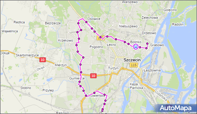 Rozkład jazdy autobusu 53 na przystanku Sczanieckiej 22. ZDiTM Szczecin na mapie Targeo