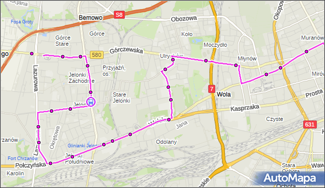 Rozkład jazdy autobusu N42 na przystanku Hala Wola 02. ZTM Warszawa na mapie Targeo
