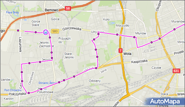 Rozkład jazdy autobusu N42 na przystanku Metro Bemowo 02. ZTM Warszawa na mapie Targeo