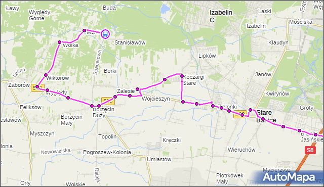 Rozkład jazdy autobusu 729 na przystanku Mariew 01. ZTM Warszawa na mapie Targeo