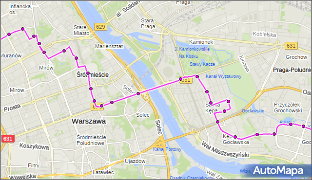 Rozkład jazdy autobusu 111 na przystanku Gocław 08. ZTM Warszawa na mapie Targeo