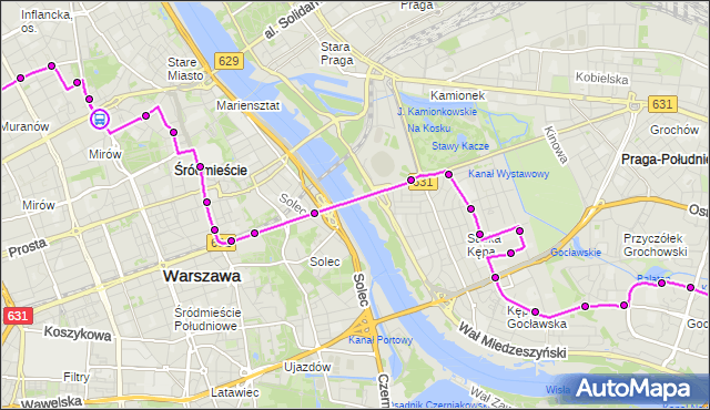 Rozkład jazdy autobusu 111 na przystanku pl.Bankowy 02. ZTM Warszawa na mapie Targeo