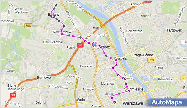 Rozkład jazdy autobusu N44 na przystanku Teatr Komedia 01. ZTM Warszawa na mapie Targeo