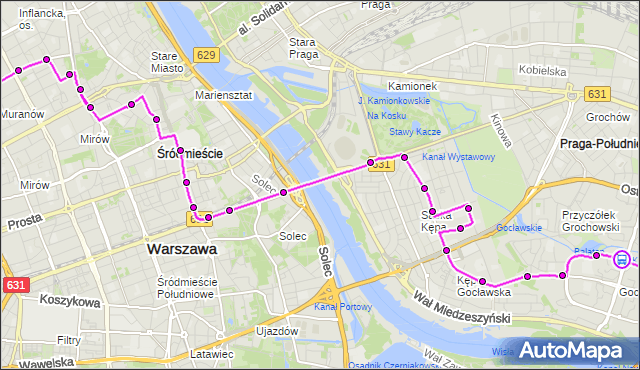 Rozkład jazdy autobusu 111 na przystanku Umińskiego 04. ZTM Warszawa na mapie Targeo
