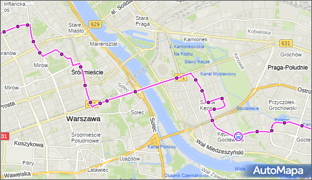 Rozkład jazdy autobusu 111 na przystanku Afrykańska 01. ZTM Warszawa na mapie Targeo