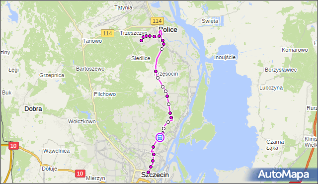 Rozkład jazdy autobusu 107 na przystanku Jana z Czarnolasu 11. ZDiTM Szczecin na mapie Targeo