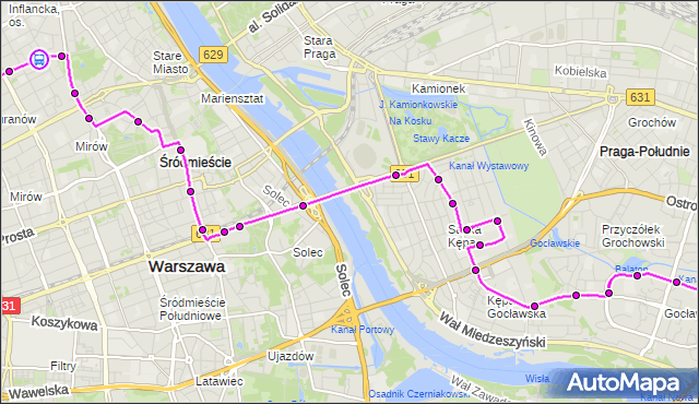 Rozkład jazdy autobusu 111 na przystanku Nalewki-Muzeum 01. ZTM Warszawa na mapie Targeo