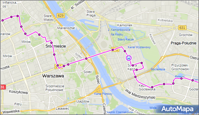 Rozkład jazdy autobusu 111 na przystanku Walecznych 01. ZTM Warszawa na mapie Targeo