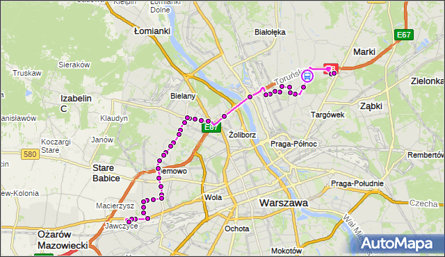 Rozkład jazdy autobusu 112 na przystanku CH Targówek 01. ZTM Warszawa na mapie Targeo