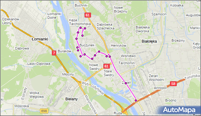 Rozkład jazdy autobusu 516 na przystanku Odkryta 01. ZTM Warszawa na mapie Targeo