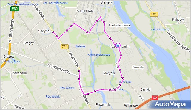 Rozkład jazdy autobusu 163 na przystanku Siedliskowa 01. ZTM Warszawa na mapie Targeo