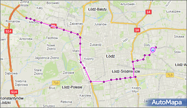 Rozkład jazdy tramwaju 8 na przystanku Telefoniczna Zajezdnia. MPKLodz na mapie Targeo