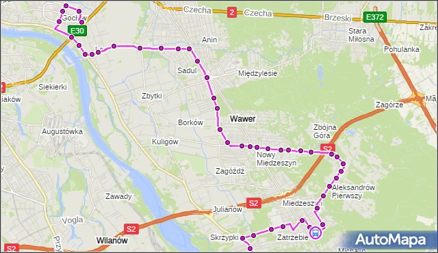 Rozkład jazdy autobusu 213 na przystanku Ochocza 02. ZTM Warszawa na mapie Targeo