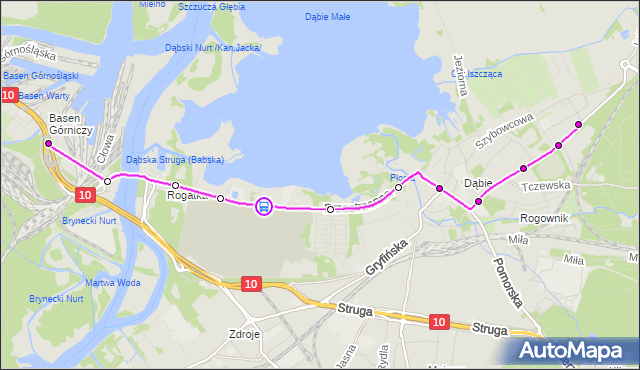 Rozkład jazdy autobusu 56 na przystanku Centrum Żeglarskie nż 12. ZDiTM Szczecin na mapie Targeo