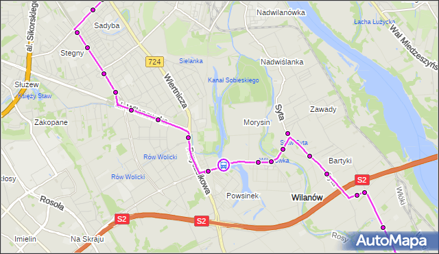 Rozkład jazdy autobusu 164 na przystanku Europejska 01. ZTM Warszawa na mapie Targeo