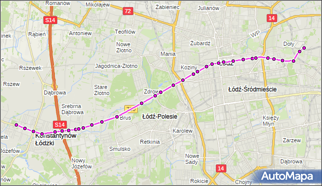 Rozkład jazdy tramwaju 9 na przystanku Pomorska - Konstytucyjna. MPKLodz na mapie Targeo