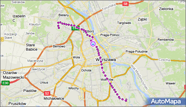Rozkład jazdy autobusu 116 na przystanku pl.Krasińskich 02. ZTM Warszawa na mapie Targeo