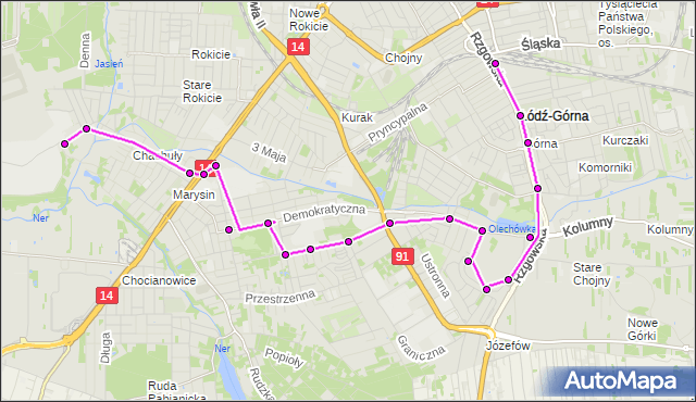Rozkład jazdy autobusu 62 na przystanku Dubois - Hoffmanowej NŻ. MPKLodz na mapie Targeo