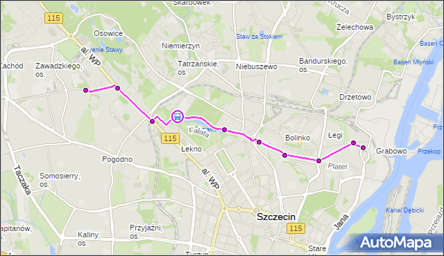 Rozkład jazdy autobusu 60 na przystanku Teatr Letni 12. ZDiTM Szczecin na mapie Targeo