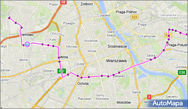 Rozkład jazdy autobusu 523 na przystanku Konarskiego 01. ZTM Warszawa na mapie Targeo