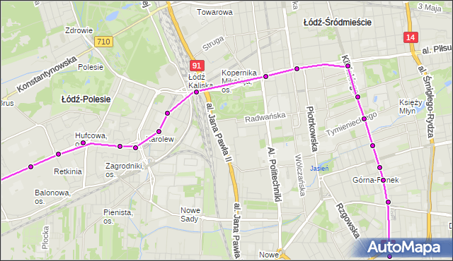 Rozkład jazdy tramwaju 12 na przystanku Piłsudskiego - Sienkiewicza. MPKLodz na mapie Targeo