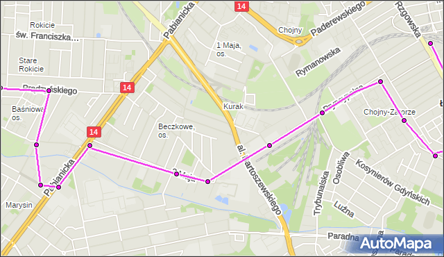 Rozkład jazdy autobusu 63 na przystanku Pryncypalna - Mieszkalna. MPKLodz na mapie Targeo