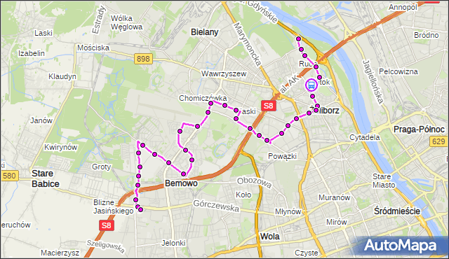 Rozkład jazdy autobusu 122 na przystanku Drohicka 01. ZTM Warszawa na mapie Targeo