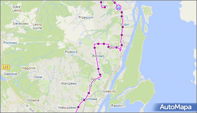 Rozkład jazdy autobusu 63 na przystanku Stołczyńska 12. ZDiTM Szczecin na mapie Targeo