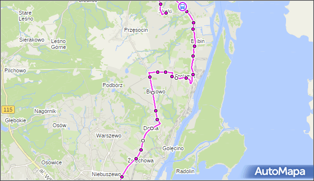 Rozkład jazdy autobusu 63 na przystanku Wodna nż 11. ZDiTM Szczecin na mapie Targeo