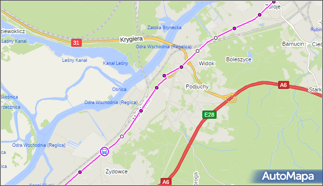 Rozkład jazdy autobusu 64 na przystanku SKM Żydowce 11. ZDiTM Szczecin na mapie Targeo