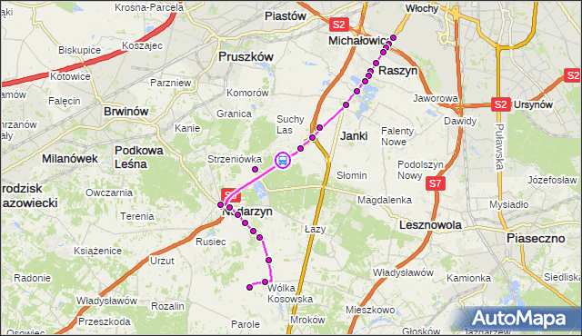 Rozkład jazdy autobusu 703 na przystanku Długa 02. ZTM Warszawa na mapie Targeo