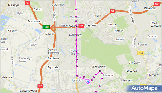 Rozkład jazdy autobusu 739 na przystanku Agatowa 02. ZTM Warszawa na mapie Targeo