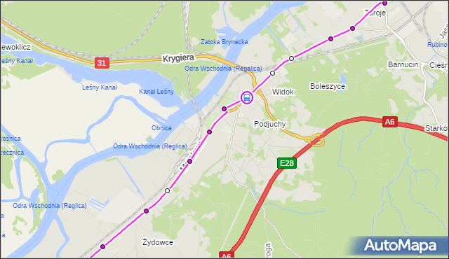 Rozkład jazdy autobusu 64 na przystanku Granitowa 11. ZDiTM Szczecin na mapie Targeo