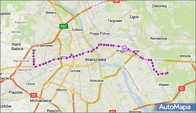 Rozkład jazdy autobusu 125 na przystanku pl.Szembeka 02. ZTM Warszawa na mapie Targeo