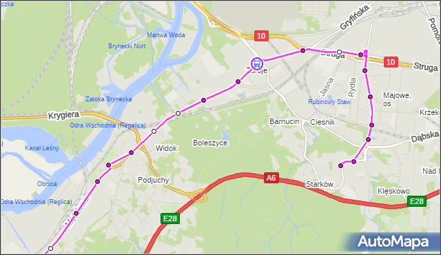 Rozkład jazdy autobusu 66 na przystanku Rondo Ułanów Podolskich 41. ZDiTM Szczecin na mapie Targeo