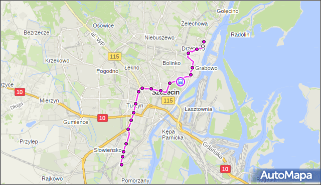 Rozkład jazdy tramwaju 11 na przystanku Parkowa 21. ZDiTM Szczecin na mapie Targeo