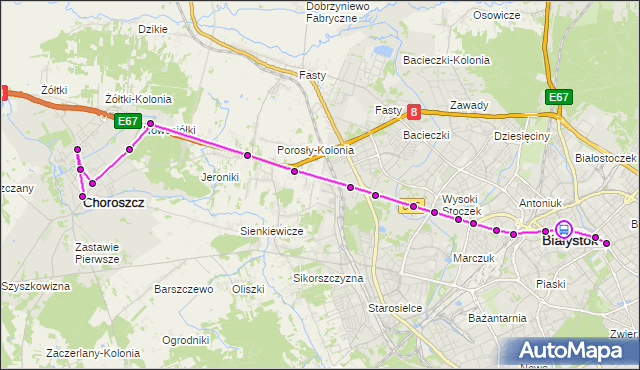 Rozkład jazdy autobusu 103 na przystanku AL.PIŁSUDSKIEGO/CZĘSTOCHOWSKA. BKM na mapie Targeo