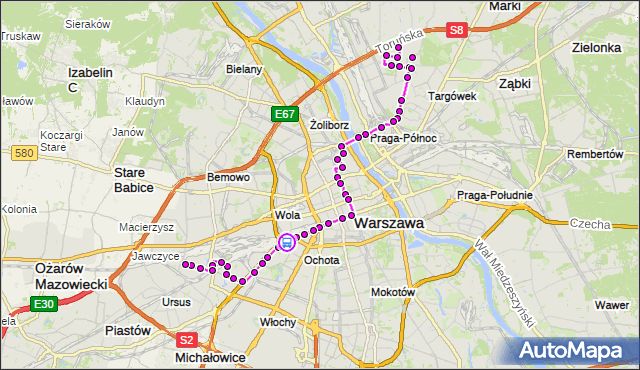 Rozkład jazdy autobusu 127 na przystanku Dw.Zachodni 02. ZTM Warszawa na mapie Targeo