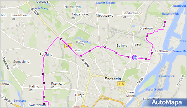 Rozkład jazdy autobusu 67 na przystanku Plac Matki Teresy 12. ZDiTM Szczecin na mapie Targeo